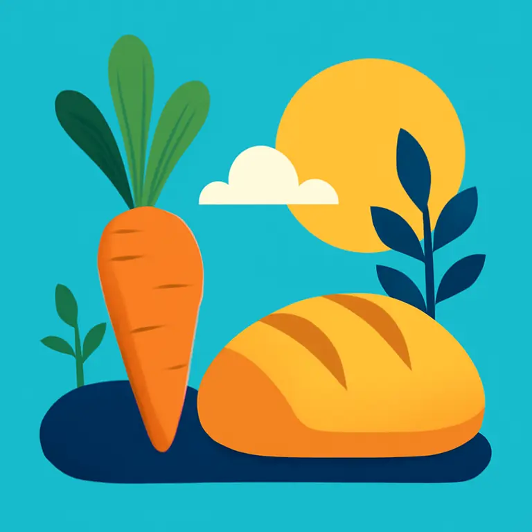 Huerta y Panadería - portada del puzzle