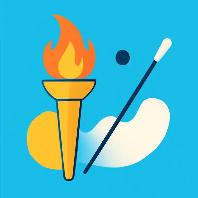 Antorcha y Batuta - portada del puzzle