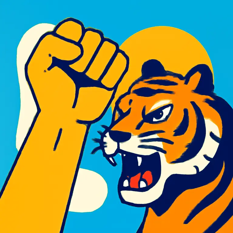 Instinto y Lucha - portada del puzzle