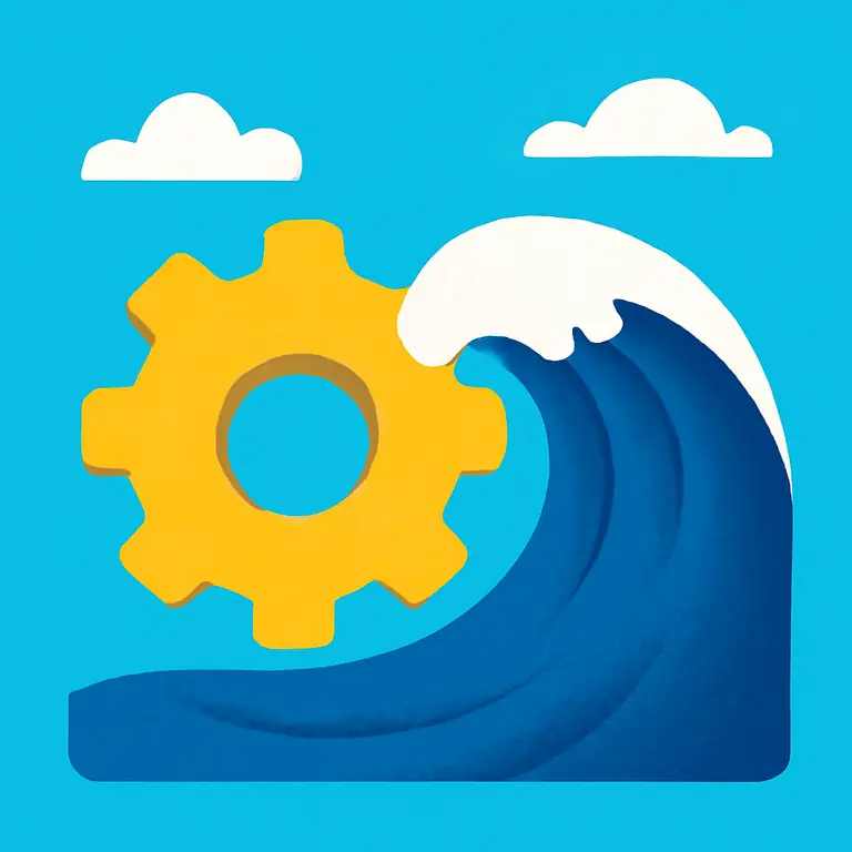 Mecanismo y Mar - portada del puzzle