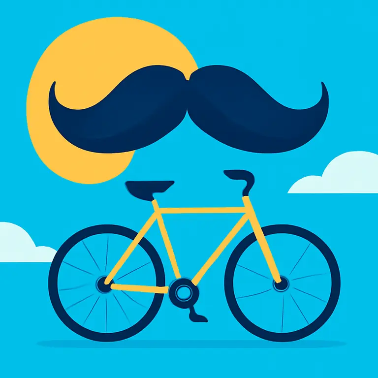 Bigotes y Bici - portada del puzzle