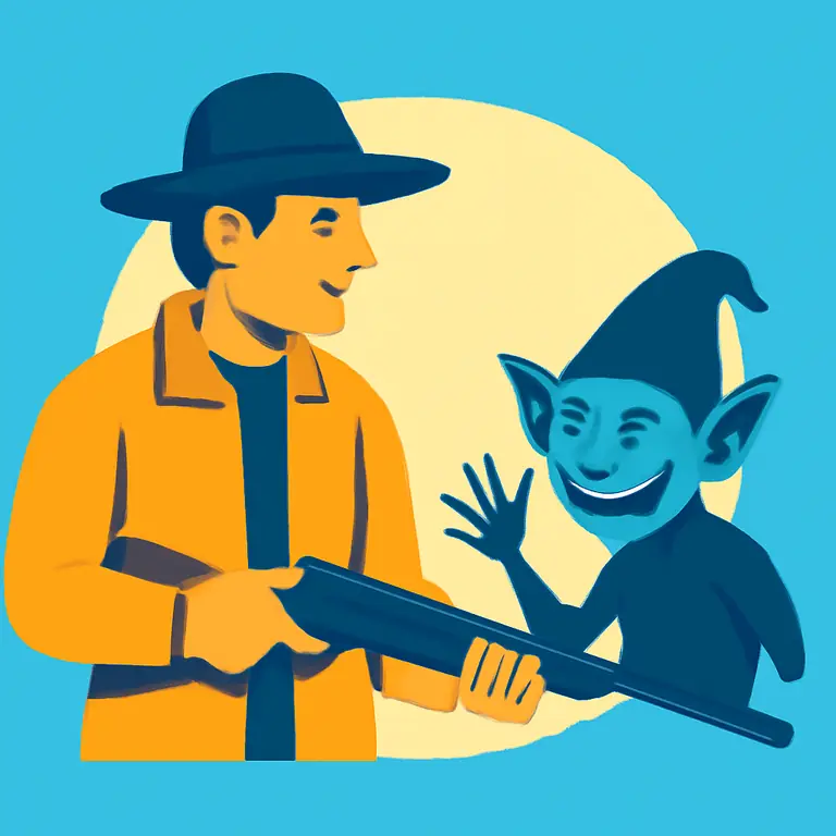 Caza y Trasgos - portada del puzzle