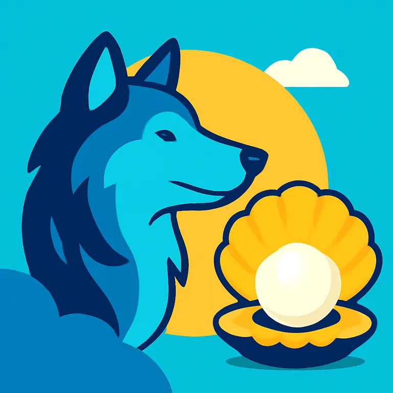 Lobos y Perlas - portada del puzzle