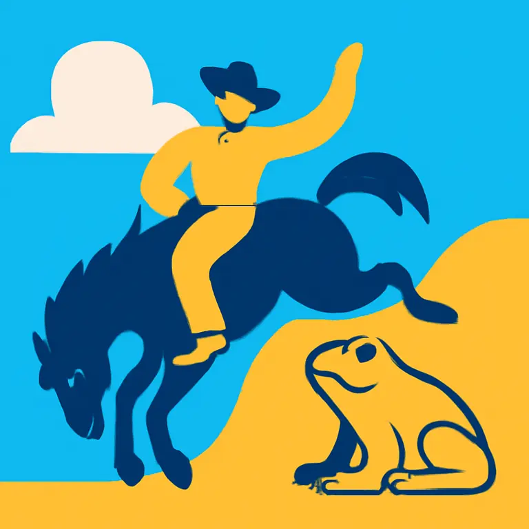 Rodeo y Croar - portada del puzzle