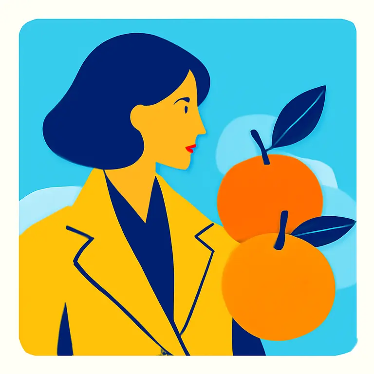 Moda y Mandarinas - portada del puzzle