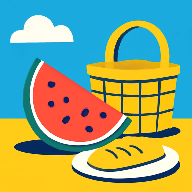 Banquete Veraniego - portada del puzzle