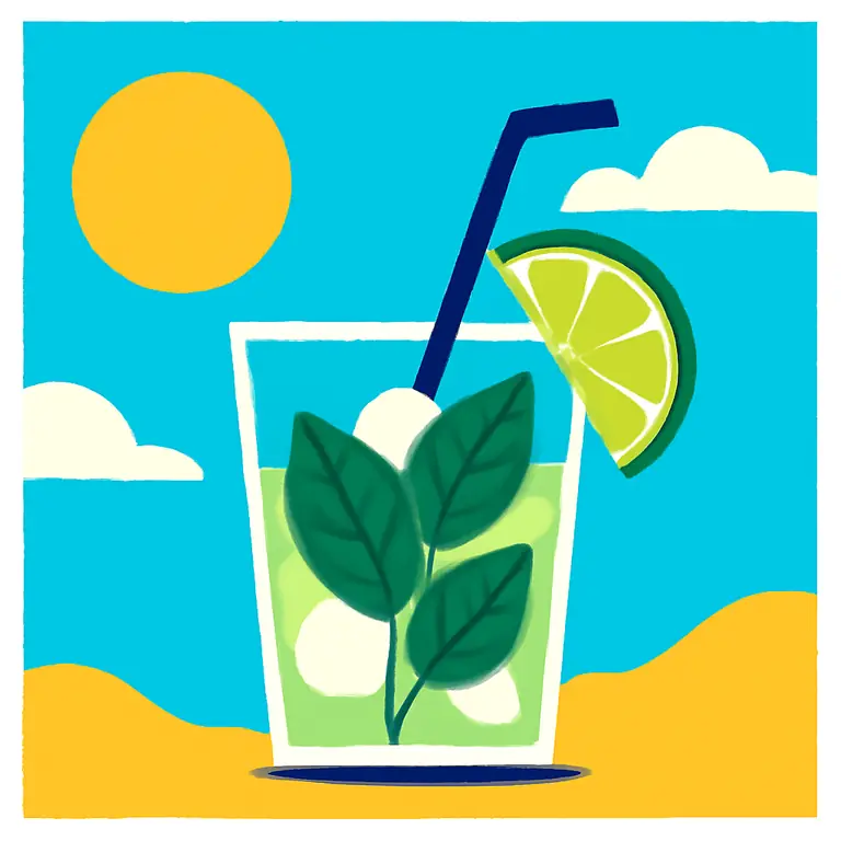 Brisa y Mojito - portada del puzzle