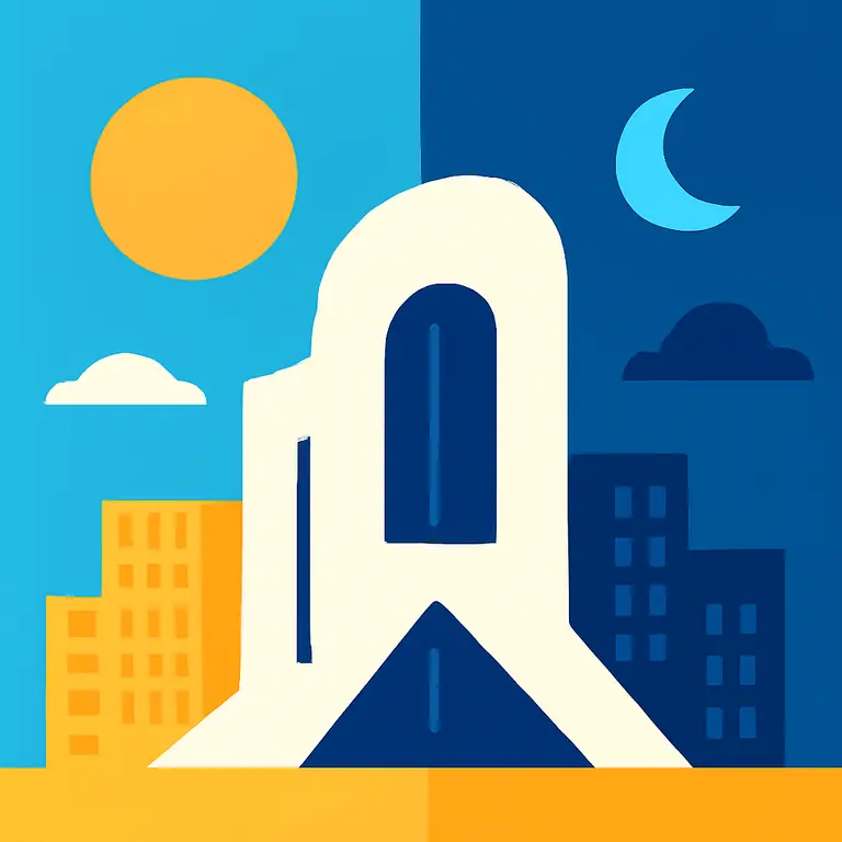 Contrastes Urbanos - portada del puzzle