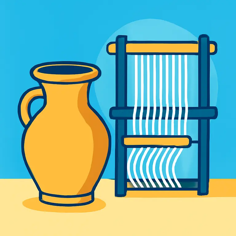 Jarra y Urdimbre - portada del puzzle