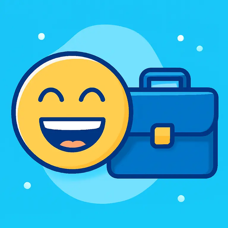 Risas y negocios - portada del puzzle