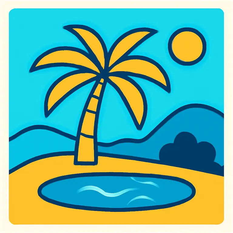 Ecos del Oasis - portada del puzzle