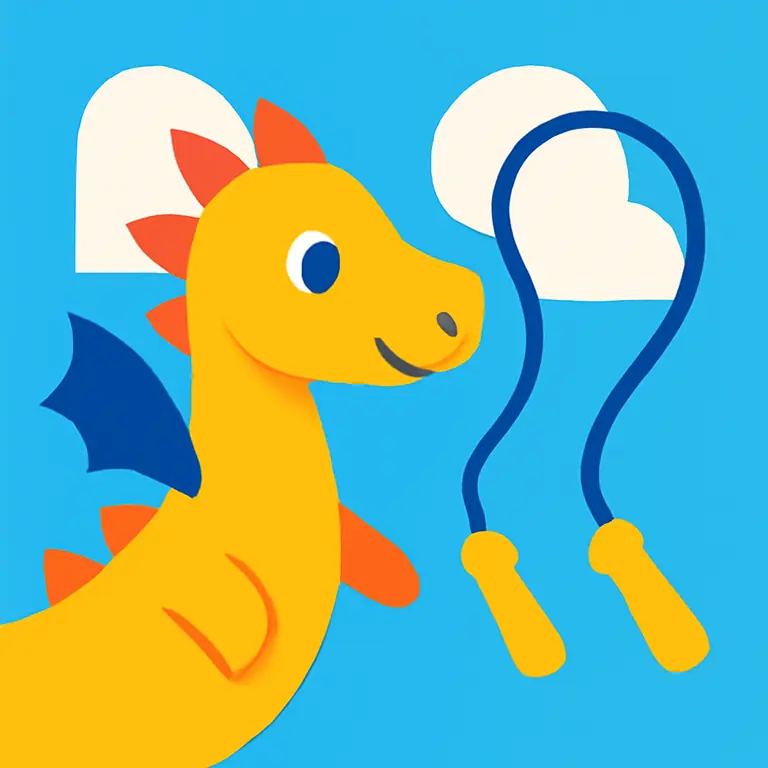 Dragón y Brinca - portada del puzzle