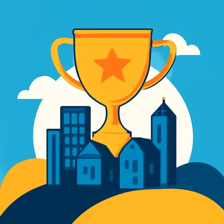 Ciudades y Triunfos - portada del puzzle