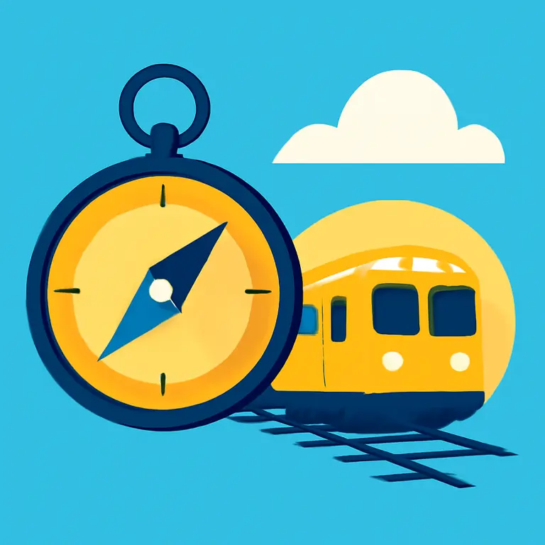 Rumbo y Rieles - portada del puzzle