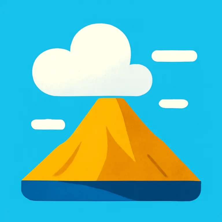 Rocas y Nubes - portada del puzzle