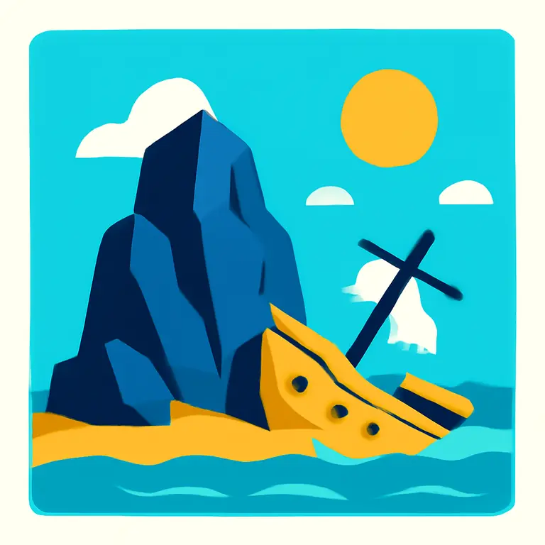 Naufragio Rocoso - portada del puzzle