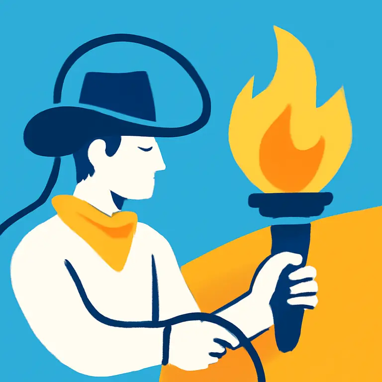 Rodeo y Fuego - portada del puzzle