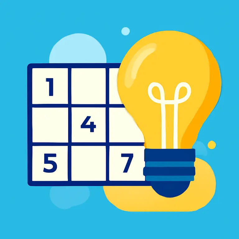 Cifras y luces - portada del puzzle