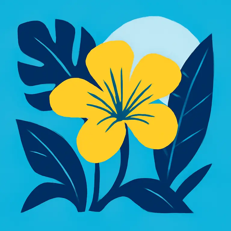 Ramas Tropicales - portada del puzzle