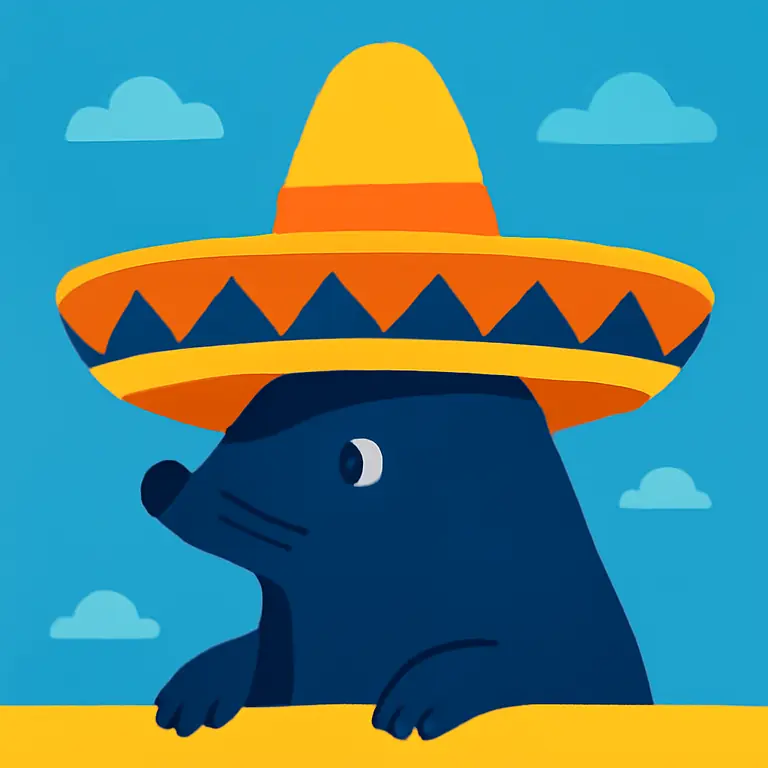 Sombrero Topo - portada del puzzle