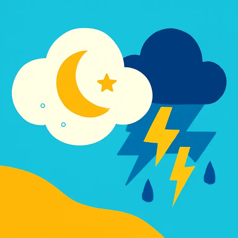 Sueños y Tormenta - portada del puzzle