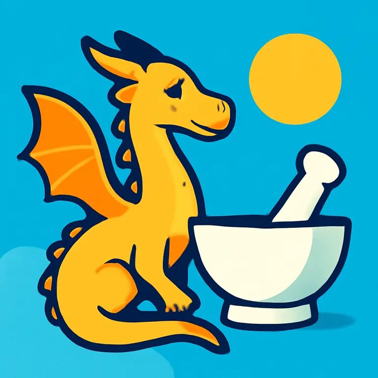 Salud y Dragón - portada del puzzle