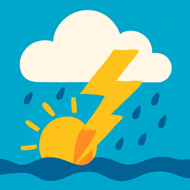 Tormenta Estival - portada del puzzle