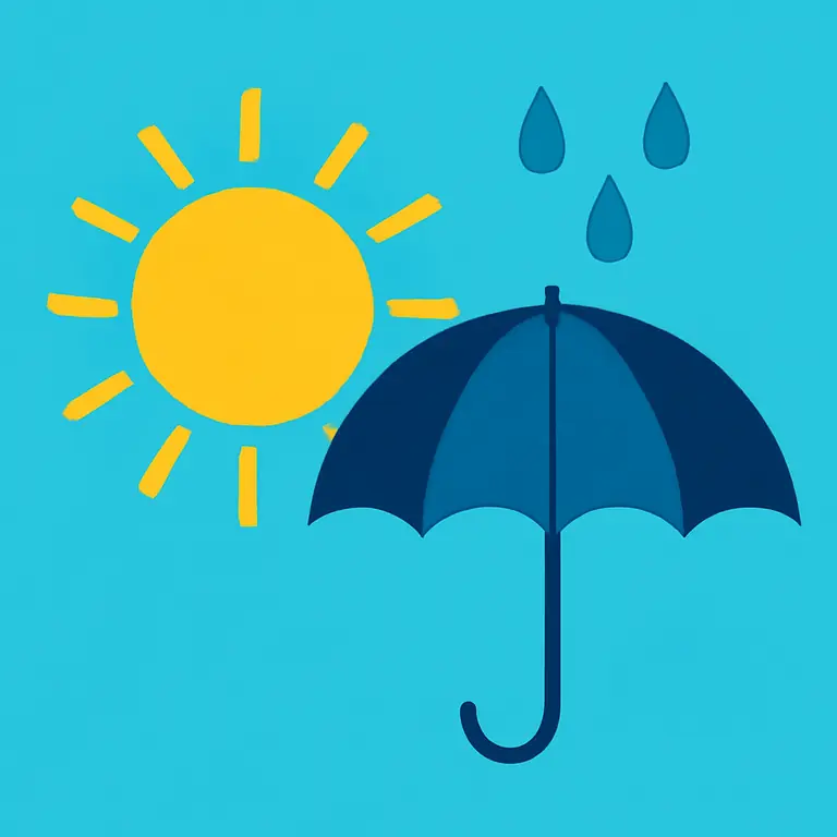 Calor y Lluvia - portada del puzzle