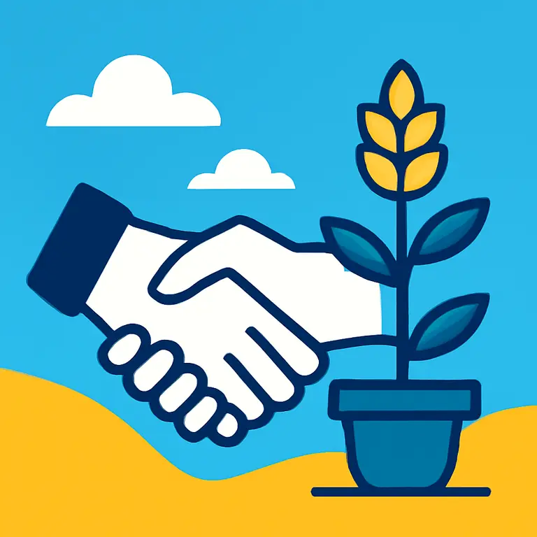 Amistad y Cultivos - portada del puzzle