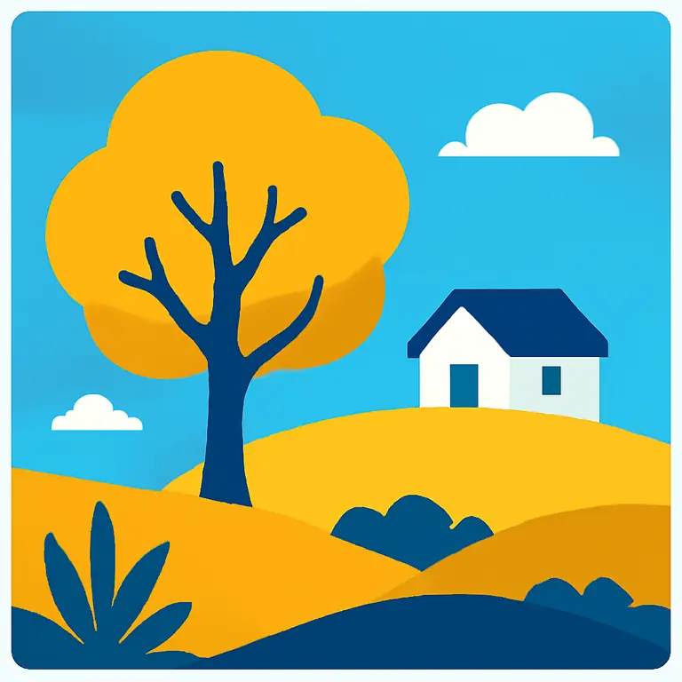 Campo Bucólico - portada del puzzle