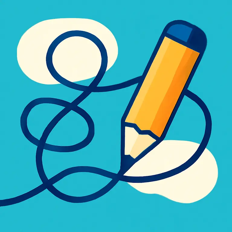 Trazos y Cuerdas - portada del puzzle