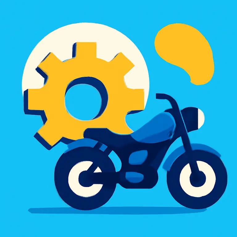 Ruedas y Motores - portada del puzzle