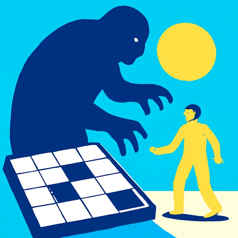 Sombras Titanicas - portada del puzzle