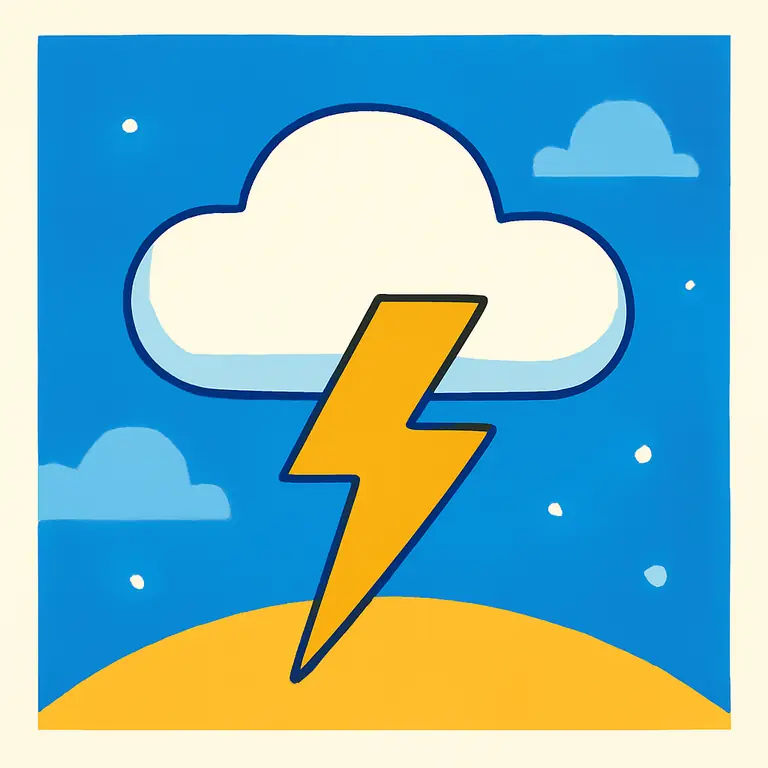 Nubes y Tormentas - portada del puzzle