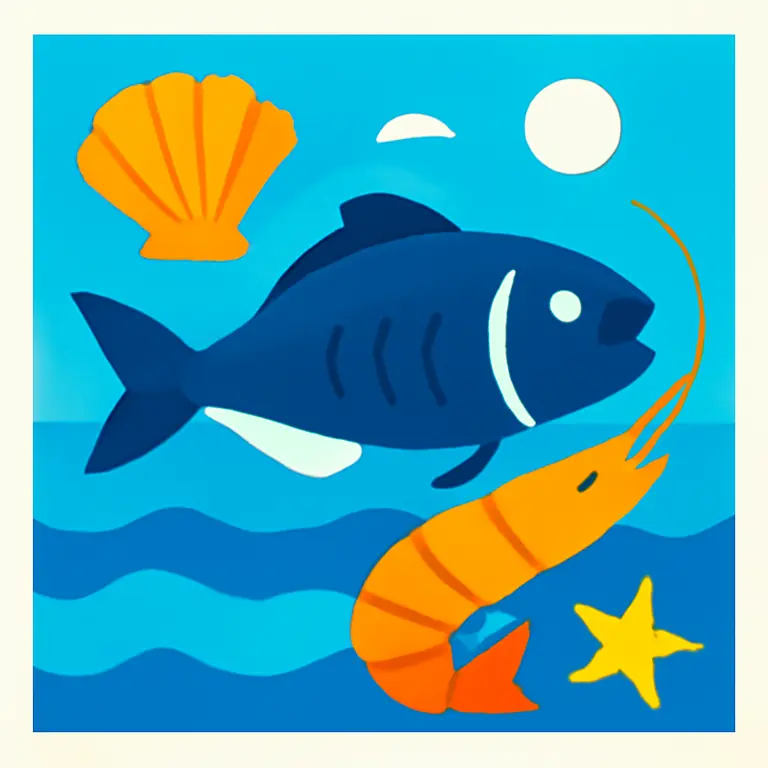 Sabores Marinos - portada del puzzle