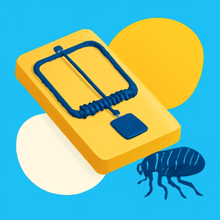 Trampas y Pulgas - portada del puzzle