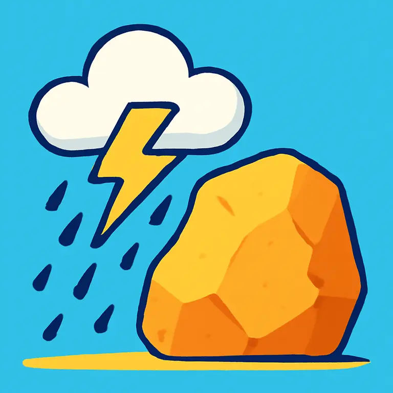 Tormenta y Roca - portada del puzzle