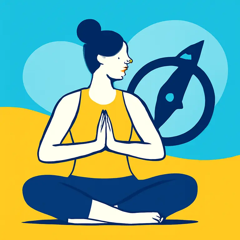 Rumbo y Yoga - portada del puzzle