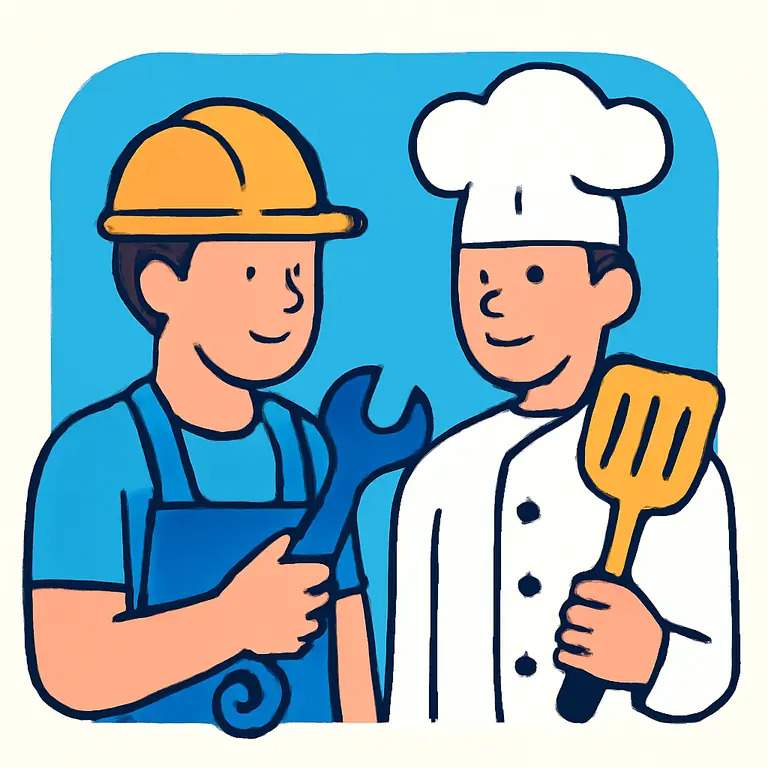 Roles y Oficios - portada del puzzle