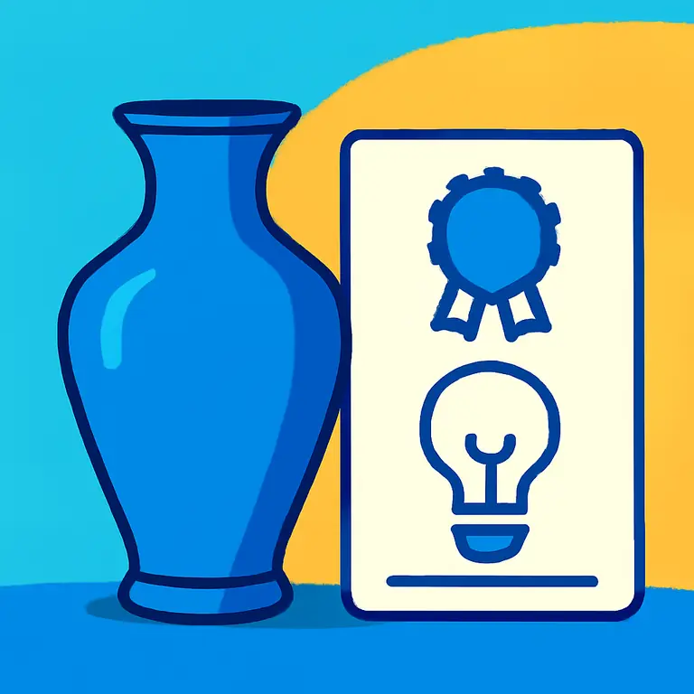 Vasos y Patentes - portada del puzzle