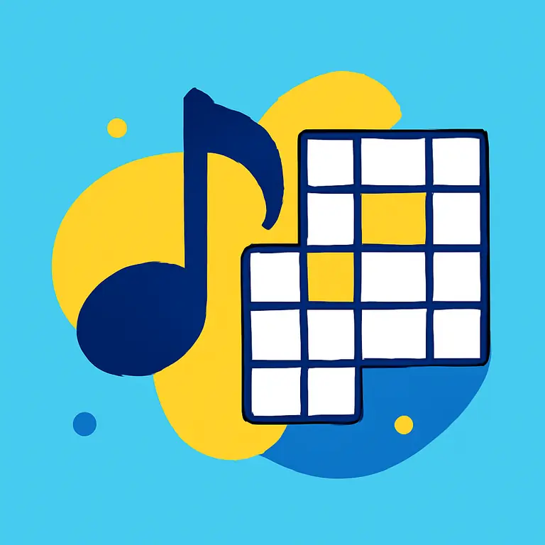 Ritmo y Letras - portada del puzzle