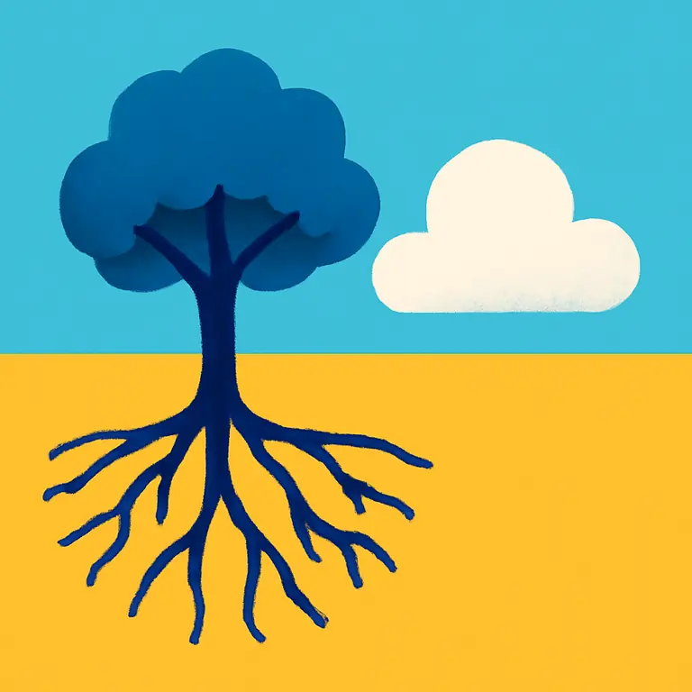 Raíces y Nubes - portada del puzzle