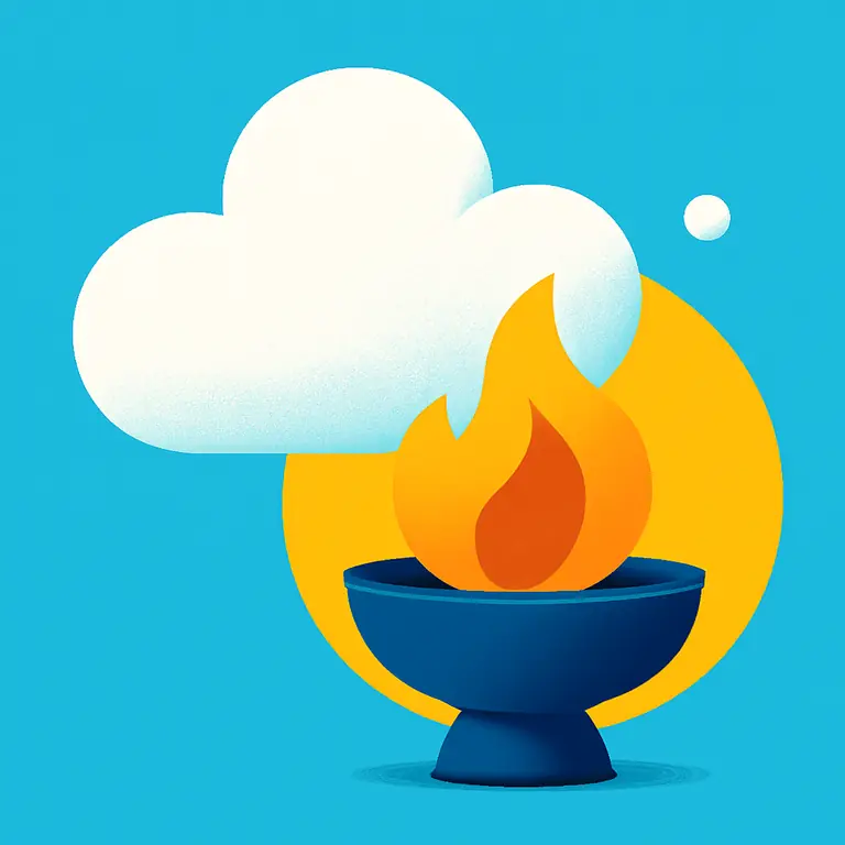 Nube y Brasero - portada del puzzle