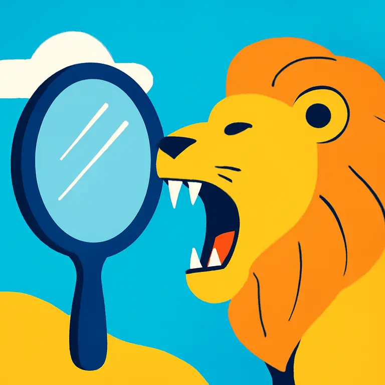 Espejo y Rugido - portada del puzzle