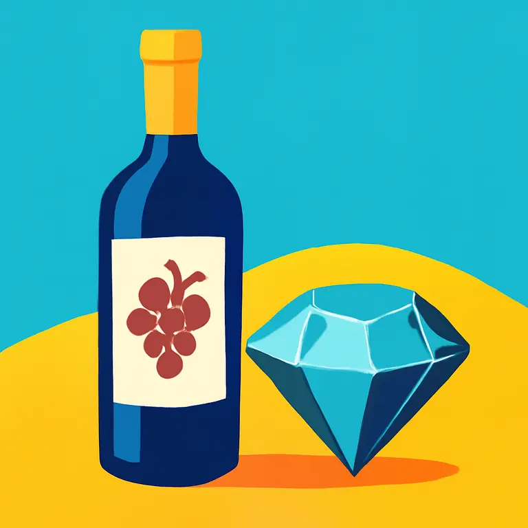 Vinos y Zafiros - portada del puzzle