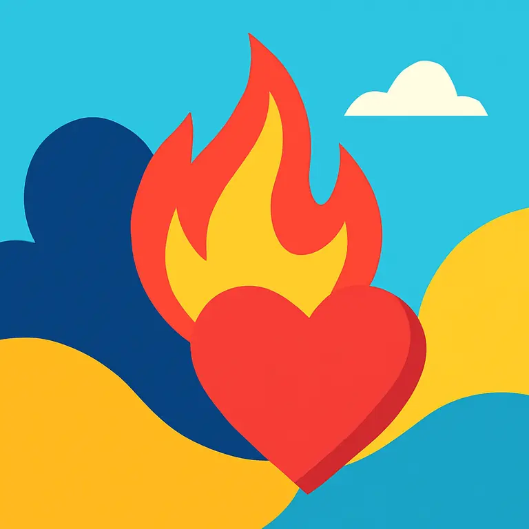 Fuego y Emoción - portada del puzzle