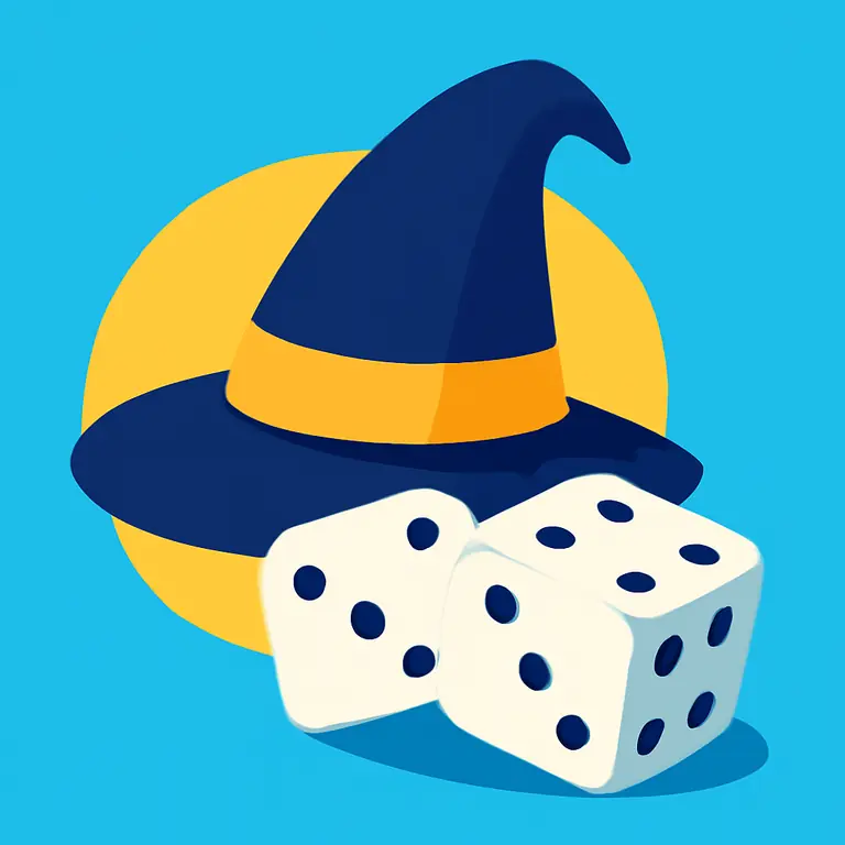 Hechizo y Dados - portada del puzzle