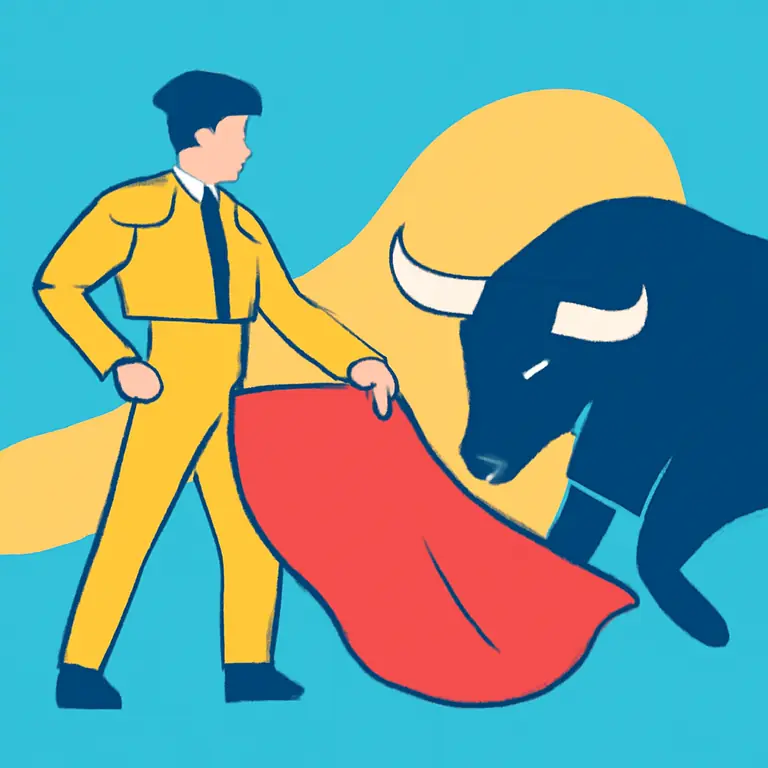 Torero y duelo - portada del puzzle