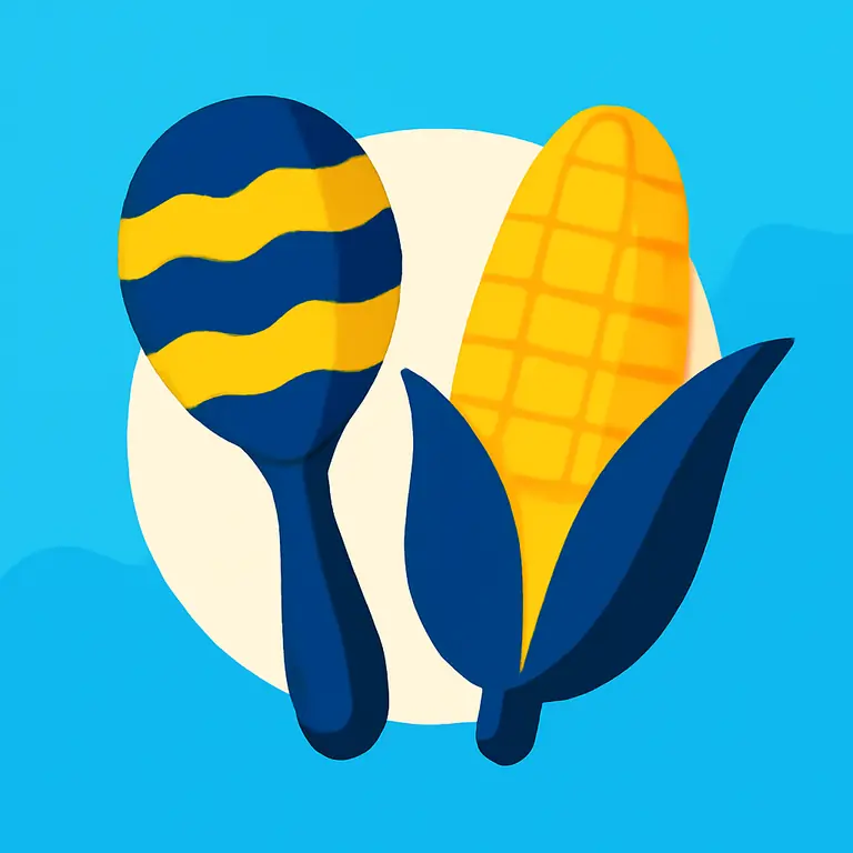 Ritmo y Maíz - portada del puzzle