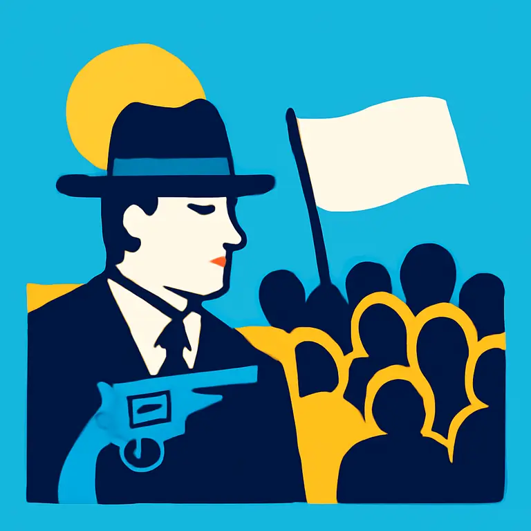 Mafia y Marcha - portada del puzzle